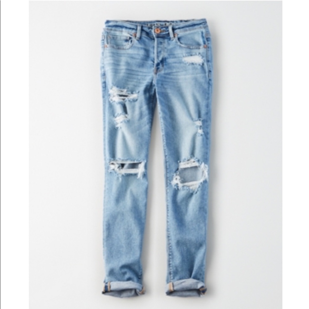 American eagle stretch tomgirl jean